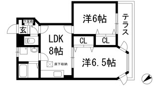 サンリットヒルＤの物件間取画像